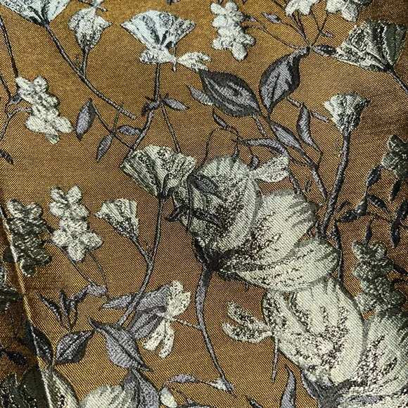 Banana Republic Floral Wide-Leg Trousers - Gold and White - Picture 11 of 16